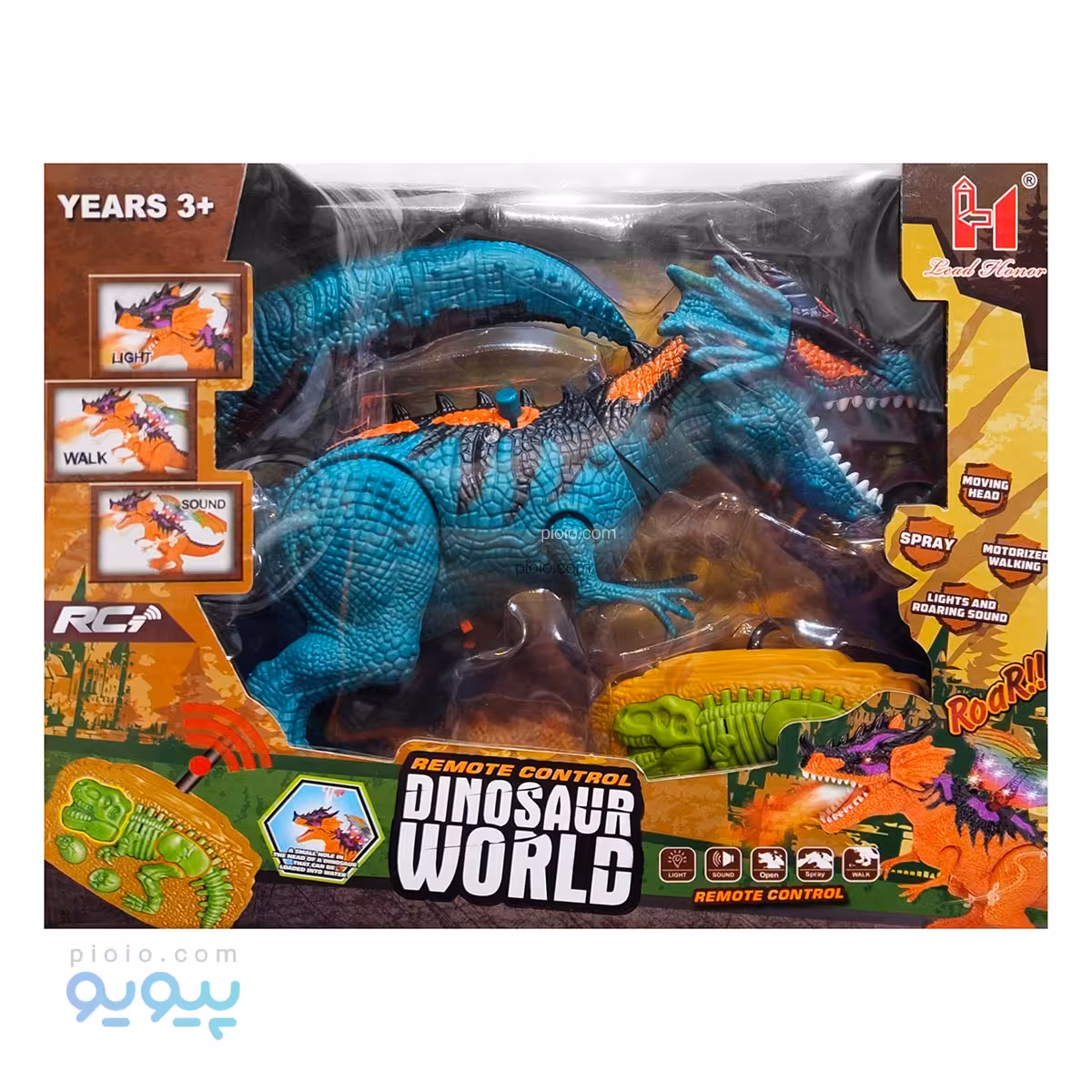 ربات کنترلی مدل دایناسور دودزا آیتم LH-D004 تک و عمده