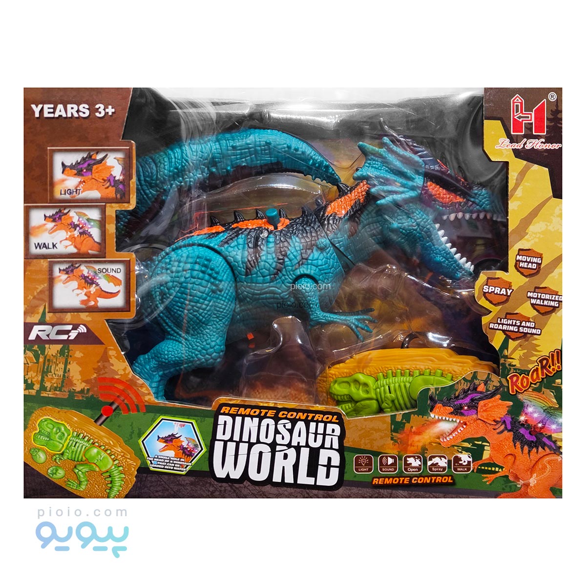 ربات کنترلی مدل دایناسور دودزا آیتم LH-D004 تک و عمده