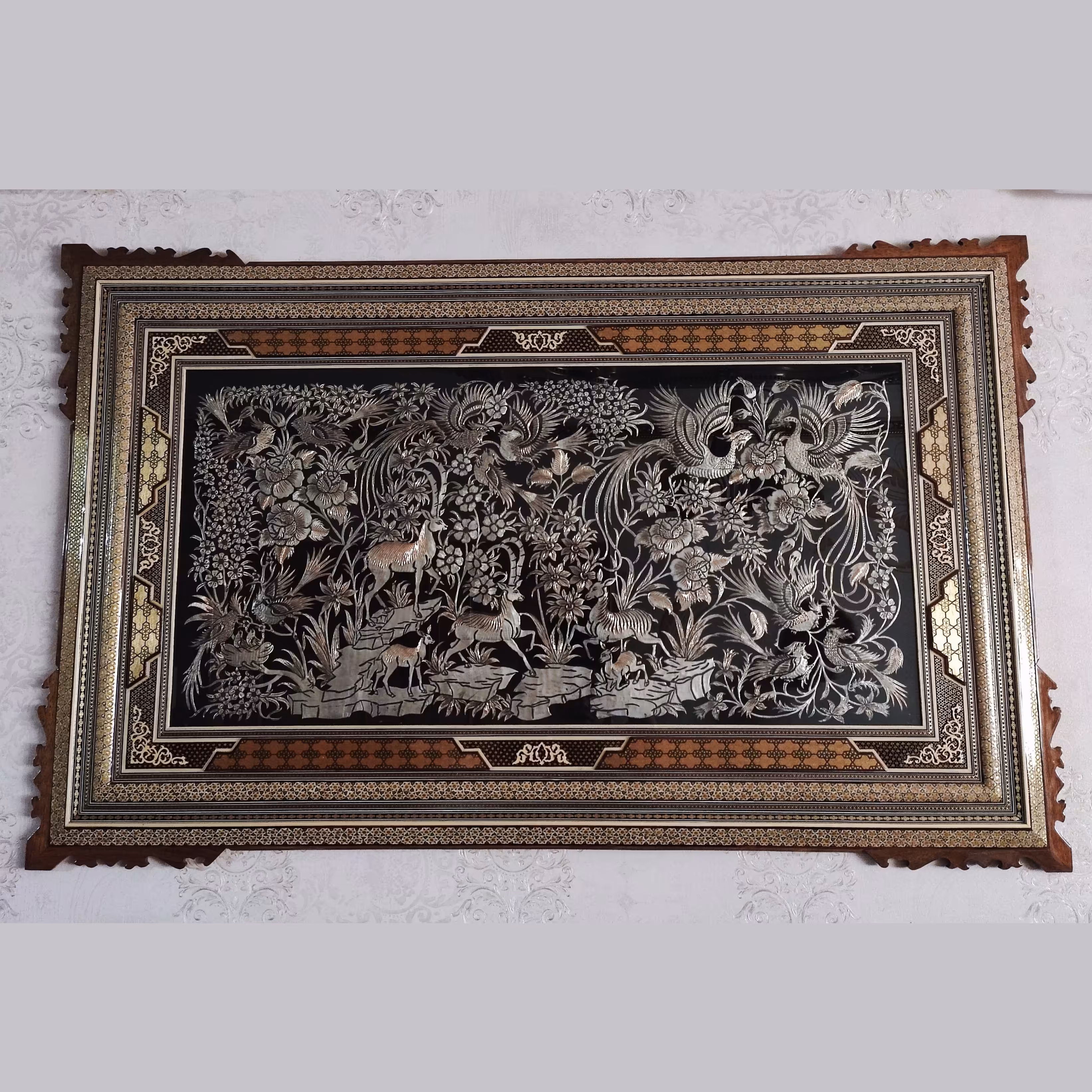 تابلو خاتم اعلا برجسته و پرکار با سایز دلخواه شما