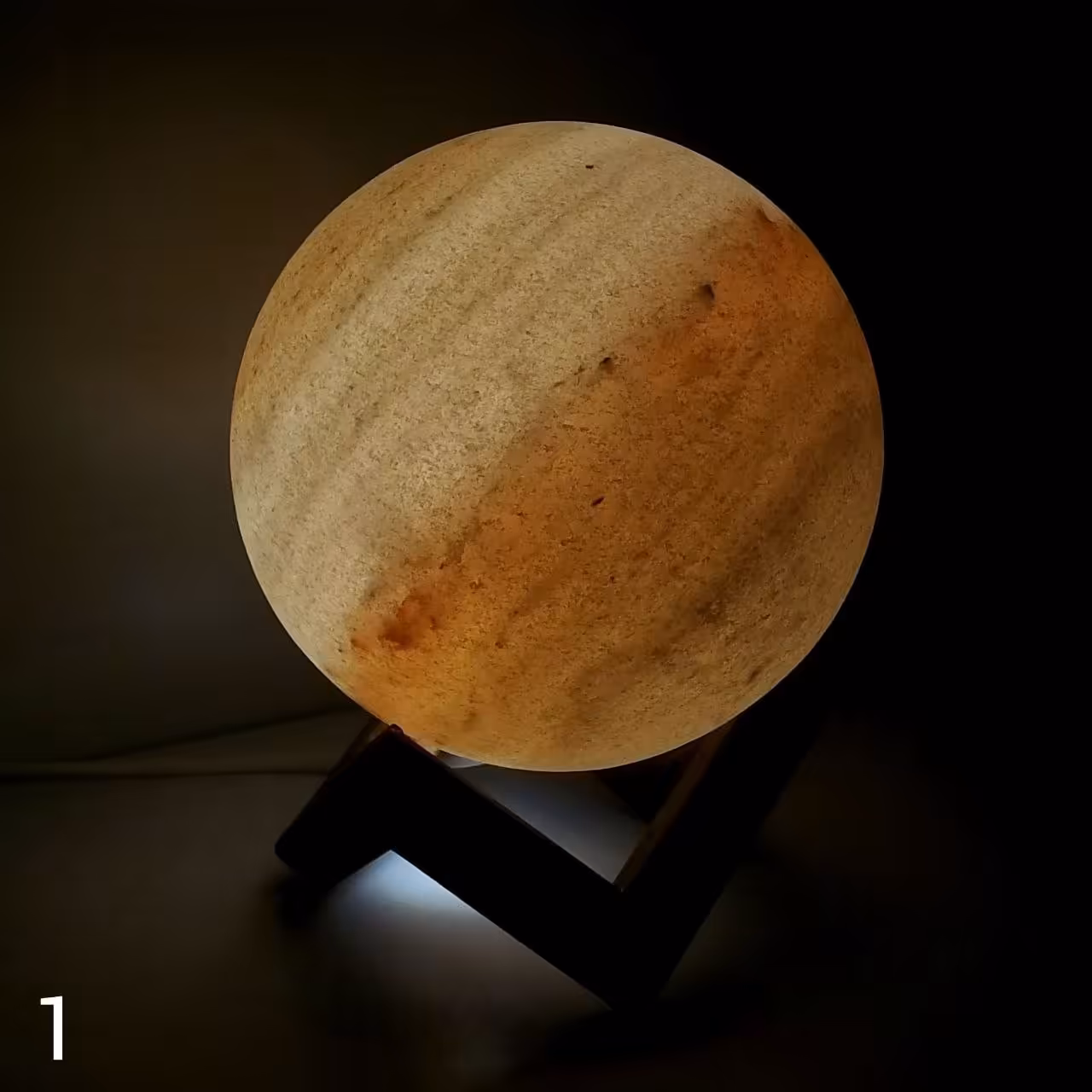 آباژور گوی سنگ نمک سایز 18 ارسال رایگان طرح مختلف 