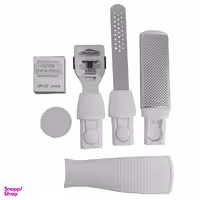 ست سوهان و تیغ پا مدل PRO مجموعه 6 عددی