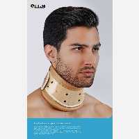 گردنبند طبی سخت طلقی (CO120) چیپسو CHIPSO ضد حساسیت رنگ کرم