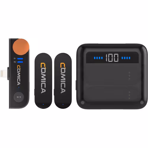 میکروفون بی سیم یقه ای دو کاربر کامیکا Comica Vimo S MI 2-Person Lightning