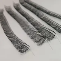 5 عدد مژه ریلی سایز 14 ابریشمی کاشت موقت مژه مصنوعی انواع موژه ریسه ای فیشر کینگ کایلی مژه 3 بعدی 5 بعدی چسب مژه موجوده 