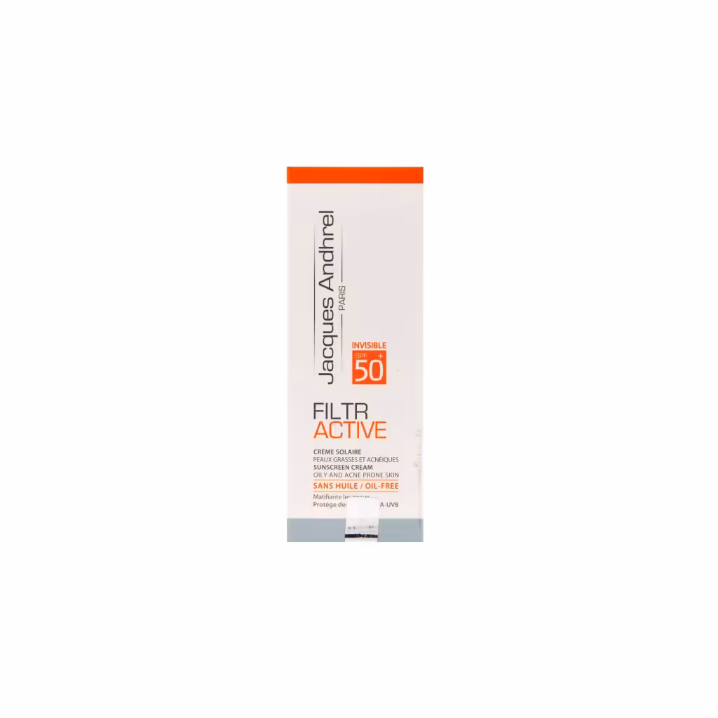 کرم ضد آفتاب پوست چرب و آکنه ای بدون رنگ ژاک آندرل (SPF 50)