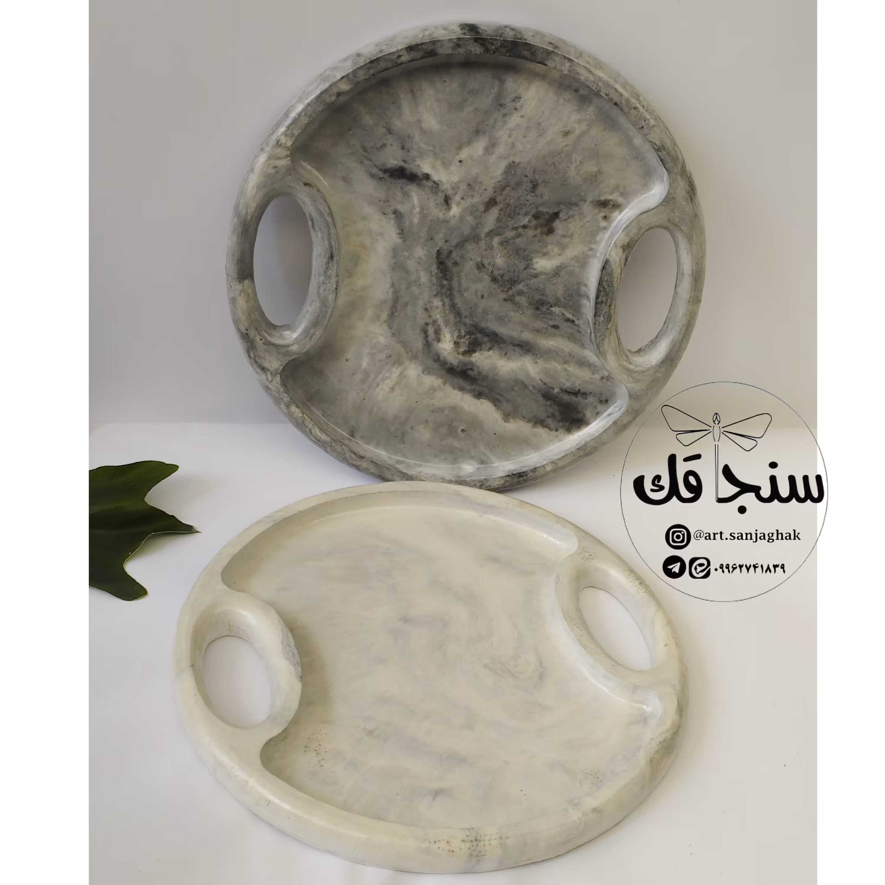 سینی دسته دار پذیرایی 