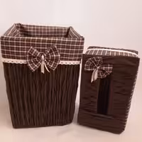 سطل وجا دستمال طرح پاپیون