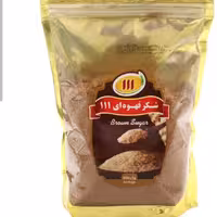 شکر قهوه ای 500 گرمی   111