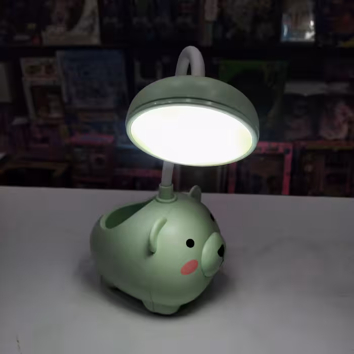 چراغ مطالعه شارژی همراه با جامدادی نور سفید محصول خارجی 