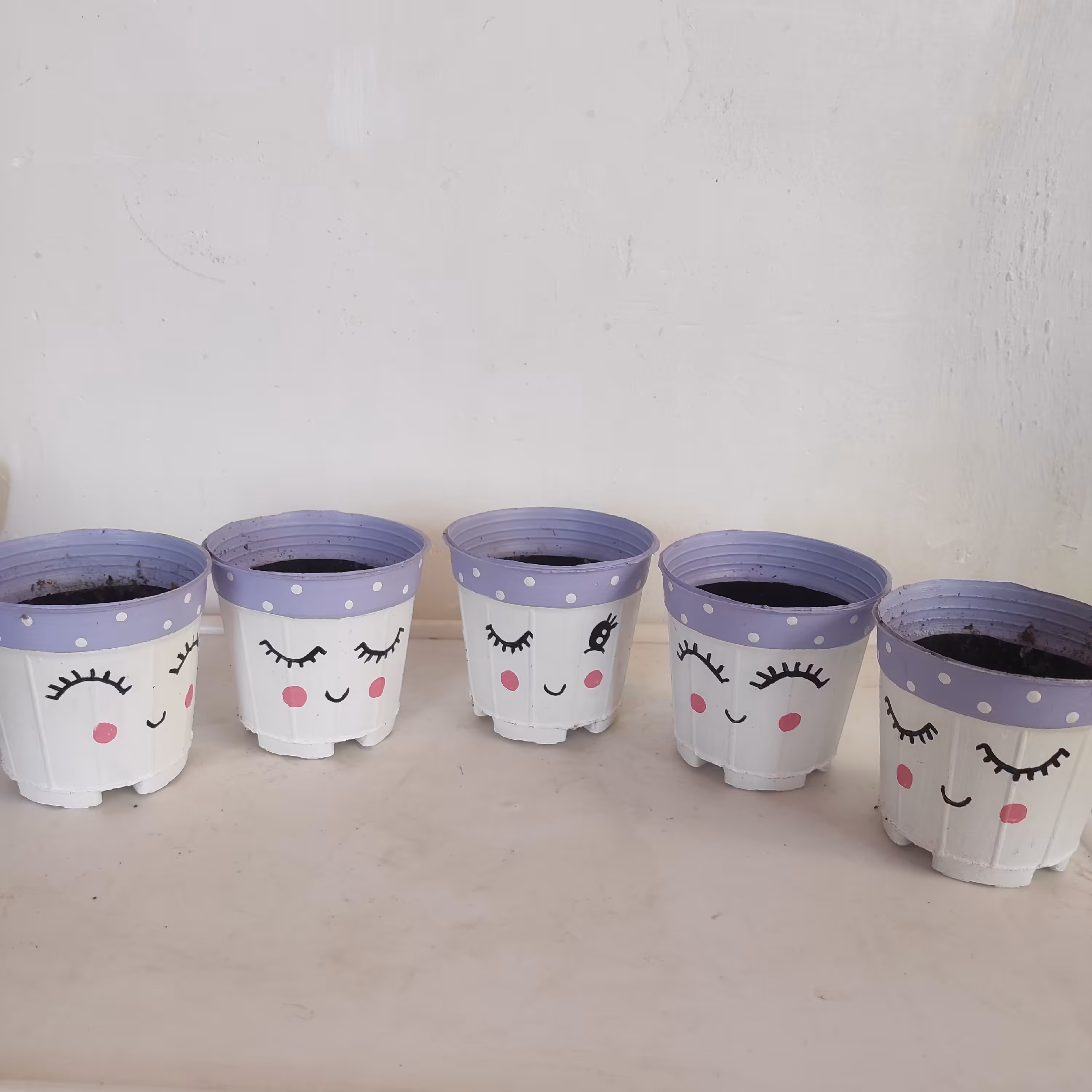 ست 5عددی گلدان فانتزی