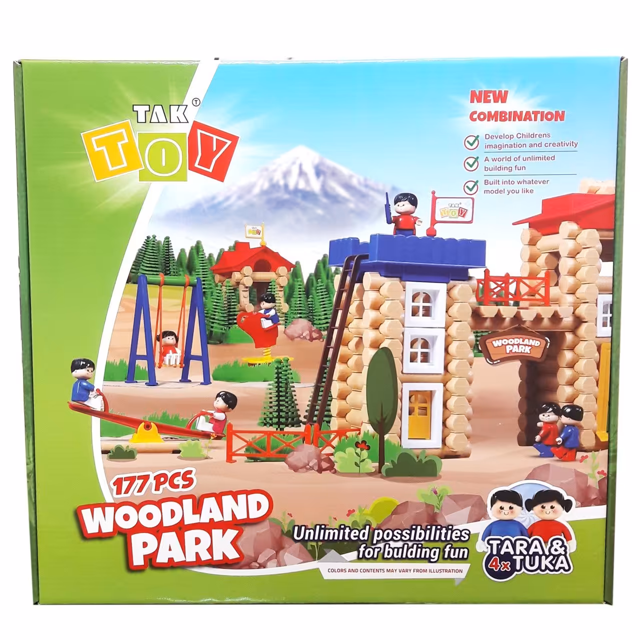 بازی ساختنی 177 تکه تک توی مدل Woodland Park