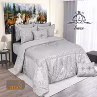 روتختی مخمل شانل لمان مدل Liyan دونفره 8 تکه رنگ طوسی 