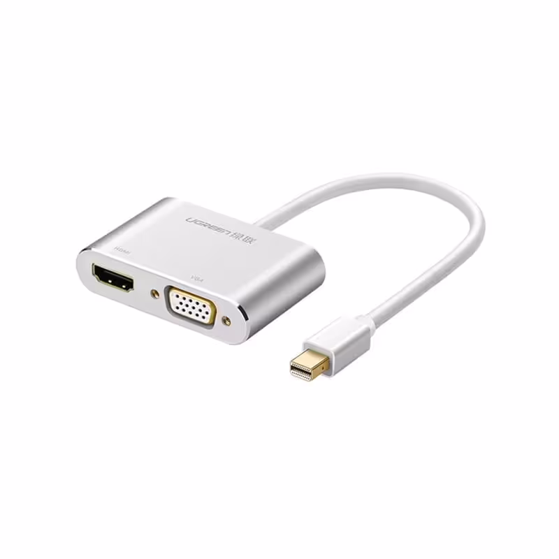 مبدل mini Display به HDMI و VGA یوگرین مدل MD115-20421