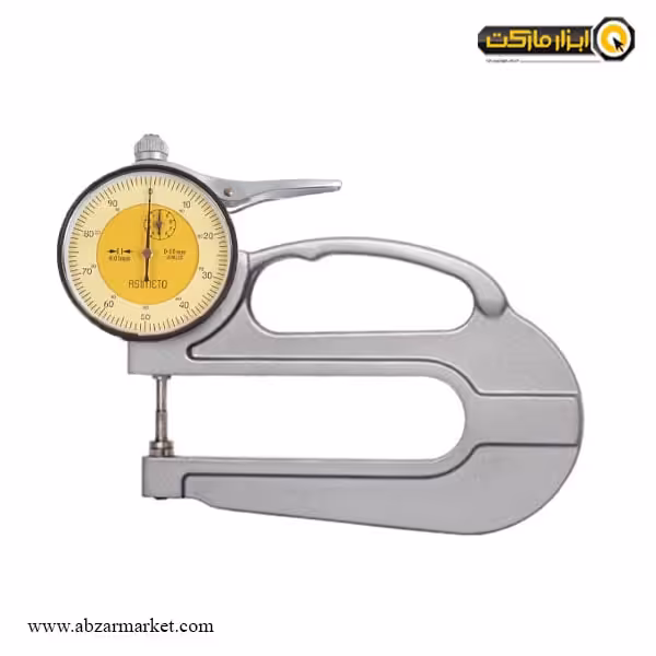 ضخامت سنج ورق ساعتی آسیمتو 10-0 میلی متر بازو بلند مدل 0-02-491