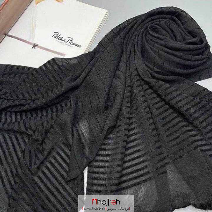 اطلاعات ، قیمت و خرید شال مشکی لطیف و سبک کد D82