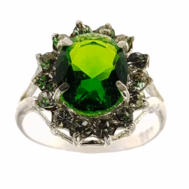 انگشتر نقره زنانه زمرد،برند سلین کالا،کد 14609209