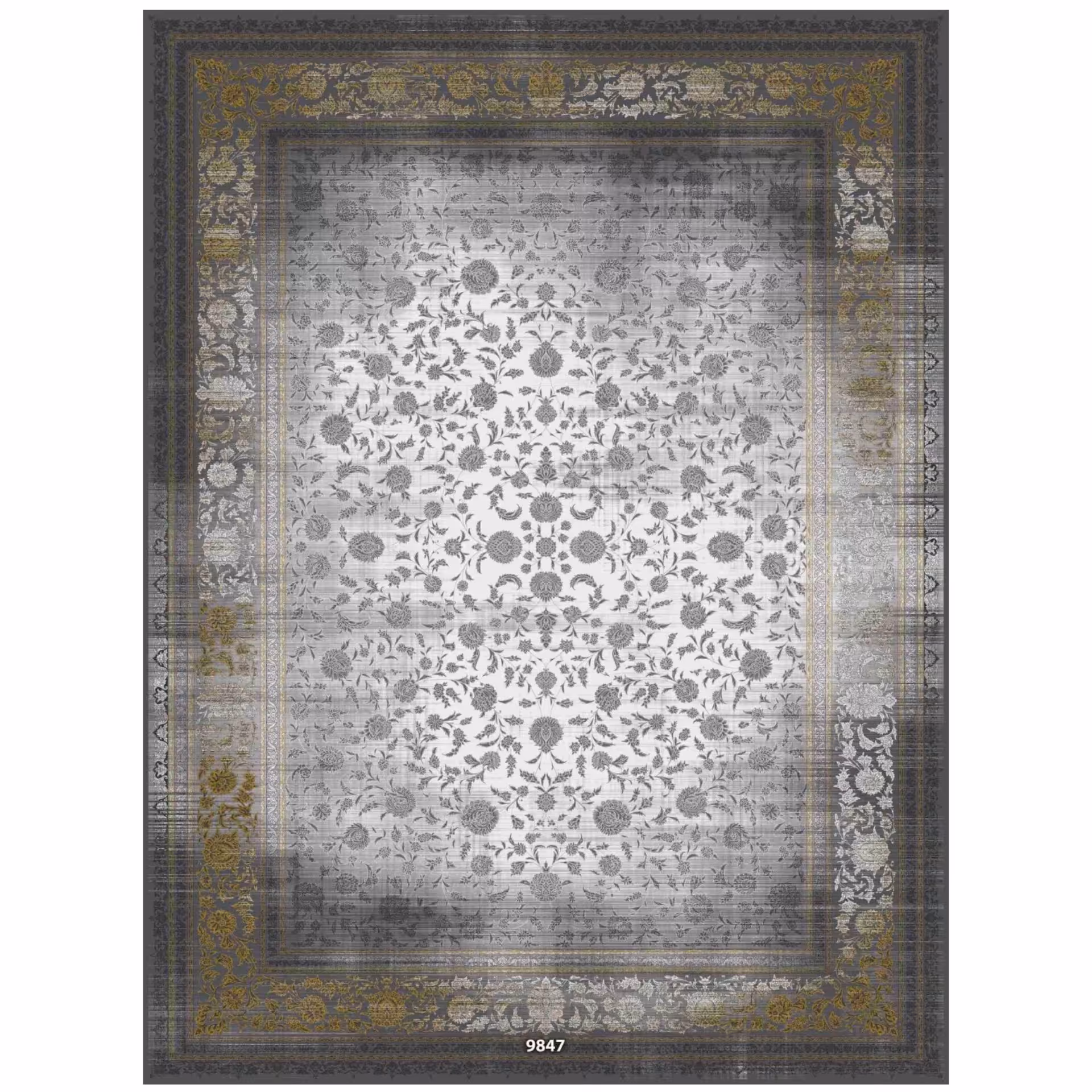 فرش وینتیج 12 متری 1200 شانه کد H9847