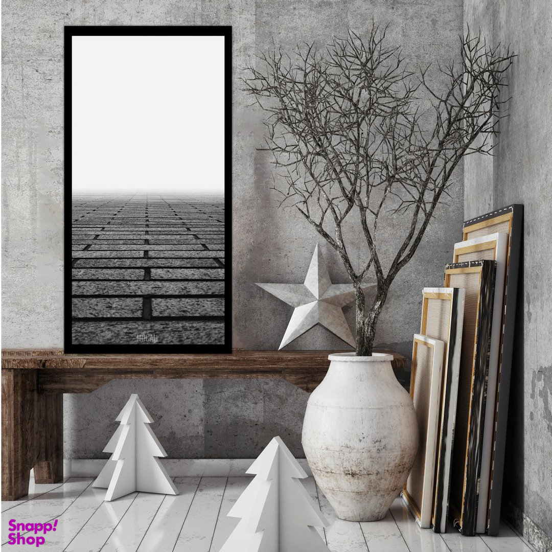 تابلو بکلیت طرح منظره ی شهری سنگفرش مدل B-S3043