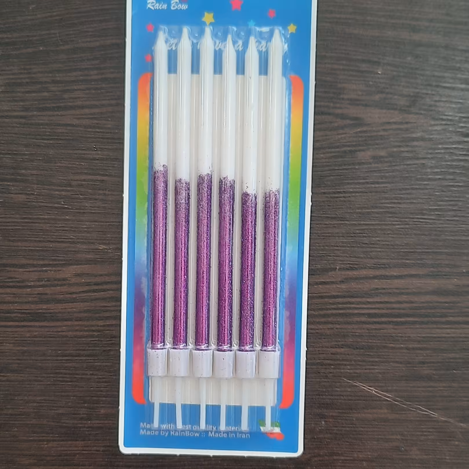 شمع بنفش 6عددی