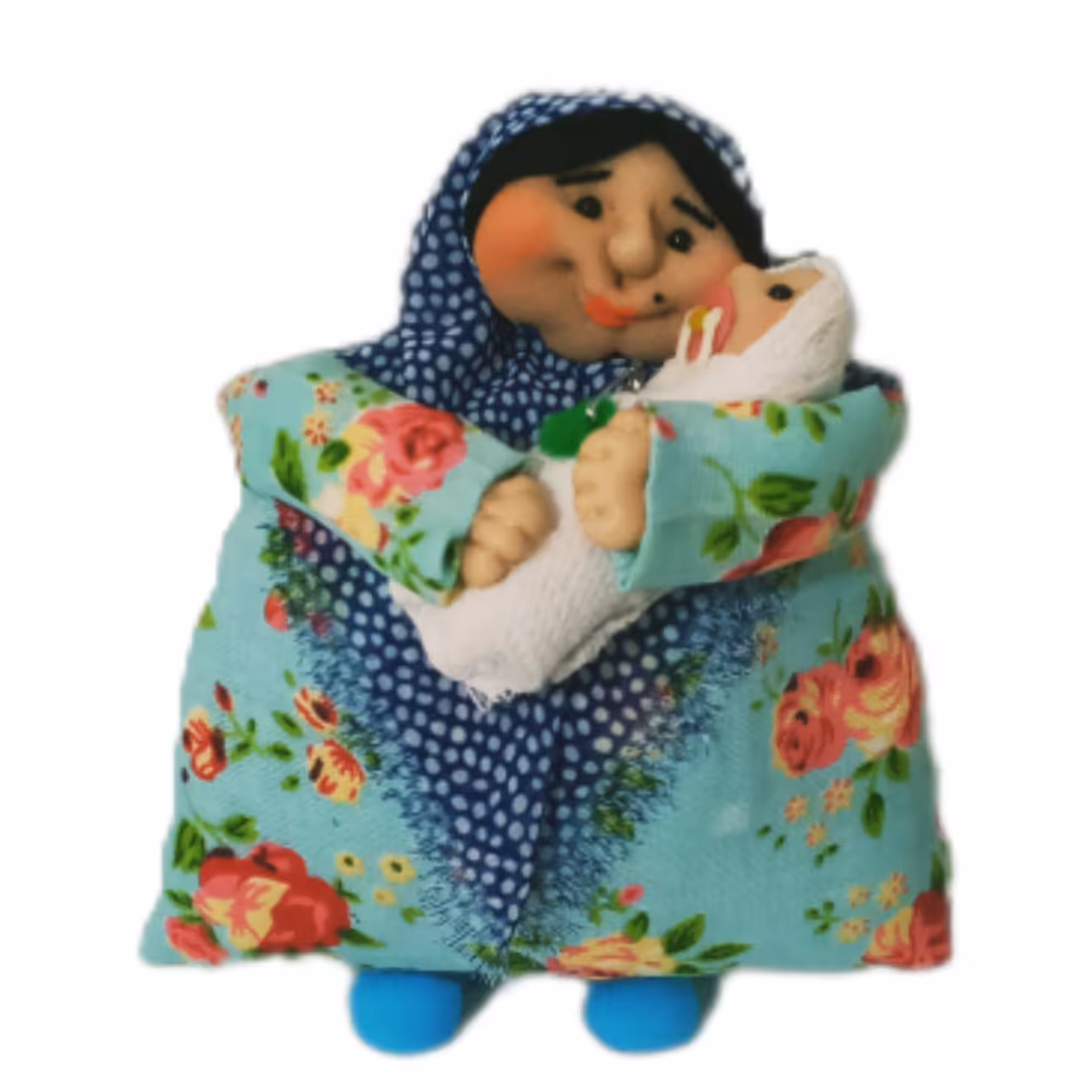 عروسک دستدوز ننه ی خداداد