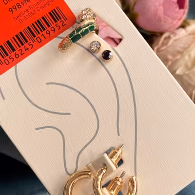 پک گوشواره میخی دخترانه اکسسوری دخترانه جذاب برای کادو تولد