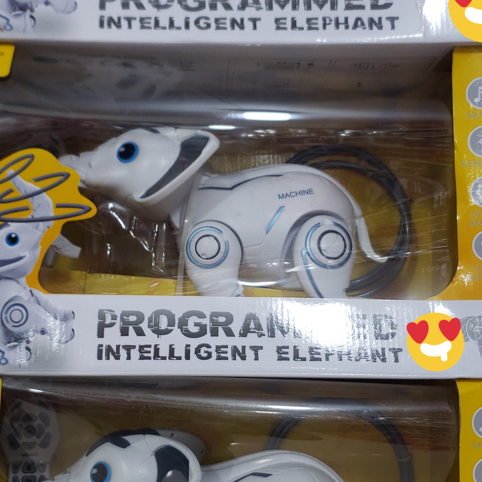 اسباب بازی فیل کنترلی رباتیک شارژی