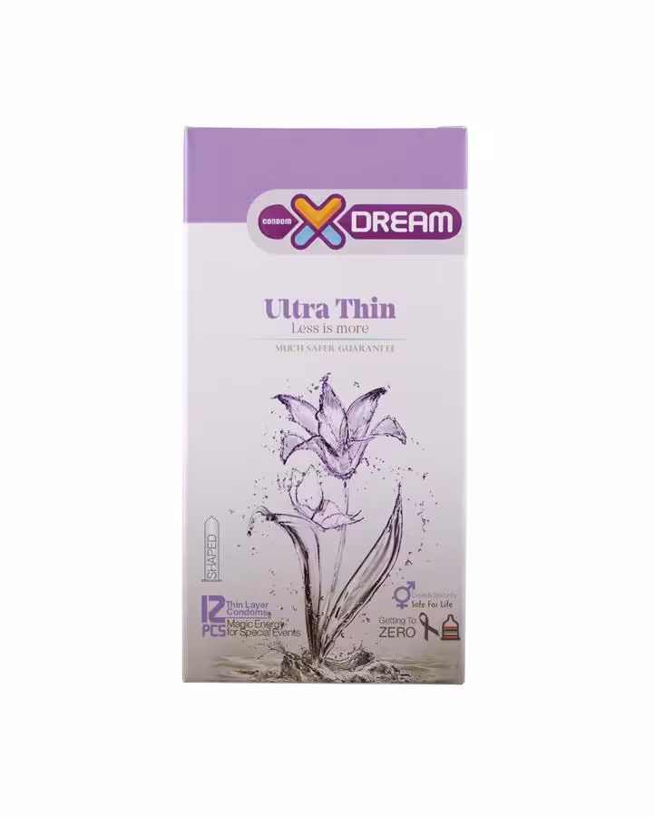 کاندوم ایکس دریم مدل Ultra Thin بسته 12 عددی