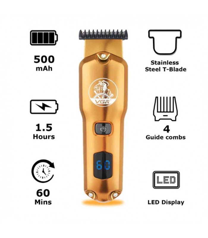 ماشین اصلاح موی بدن و صورت وی جی آر مدل v-927
