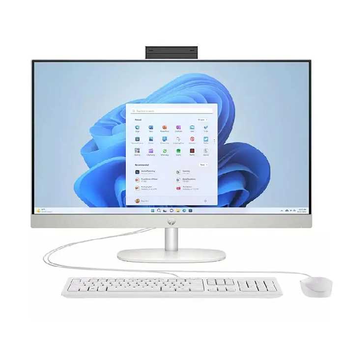 خرید و قیمت کامپیوتر آل این وان اچ پی 27 اینچی مدل HP 27-cr0035ny i5 8GB 512GB SSD Intel