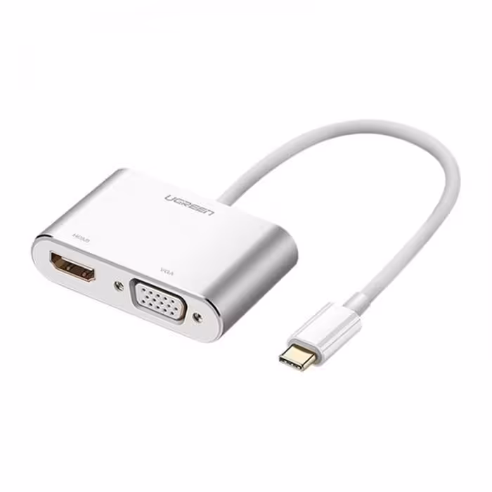 کابل تبدیل USB-C به HDMI VGA Converter Aluminum case مدل CM162