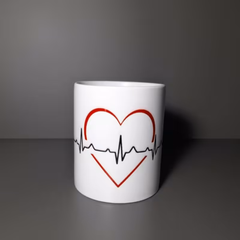 ماگ طرح ضربان قلب 