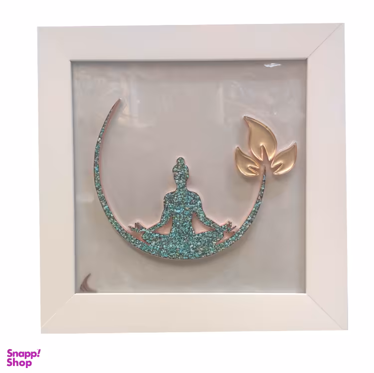 تابلو مس و فیروزه کوبی طرح مدیتیشن