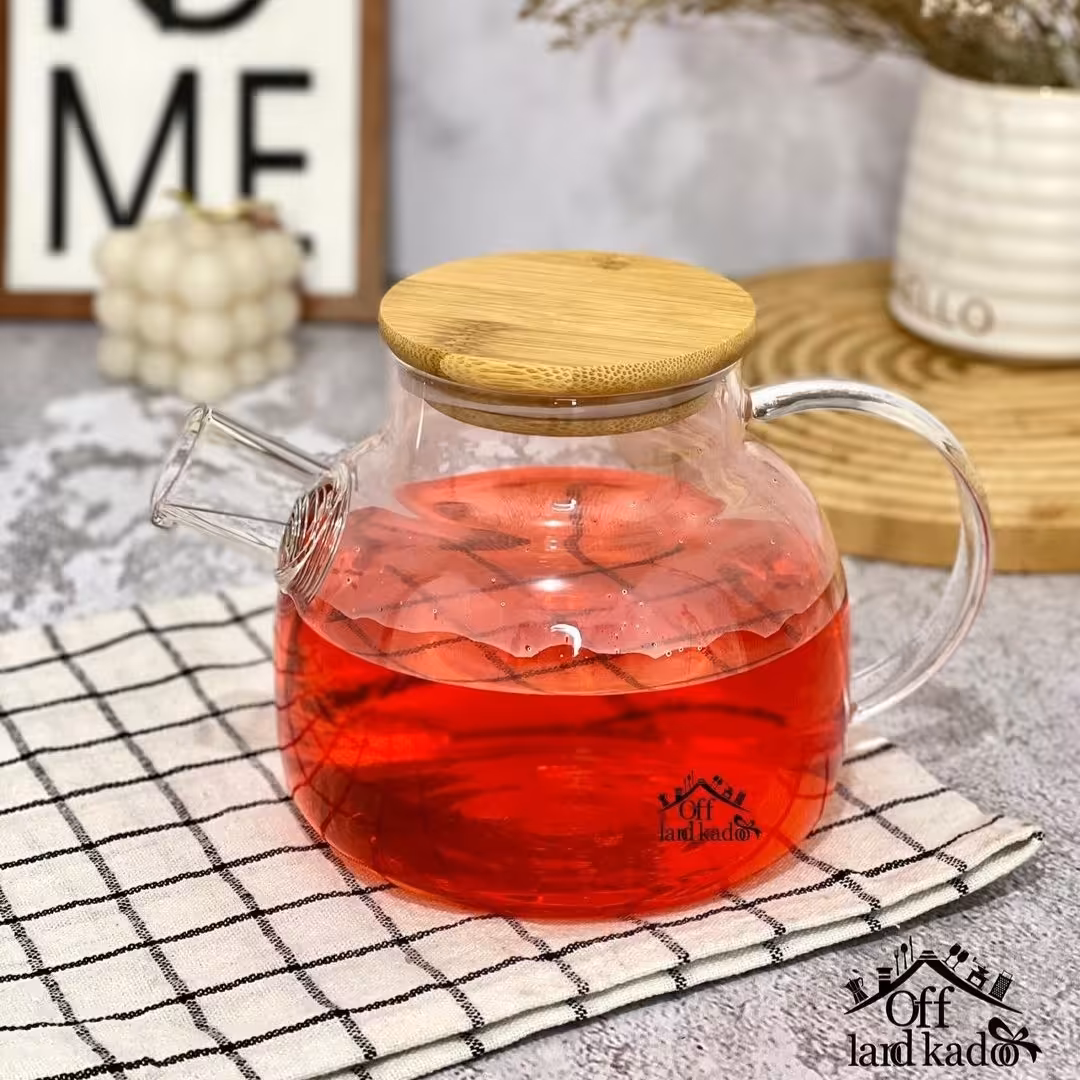 قوری پیرکس شعله مستقیم  یک لیتر 