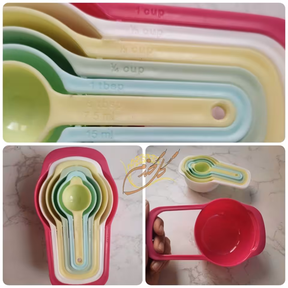 پیمانه قنادی رنگی رنگی