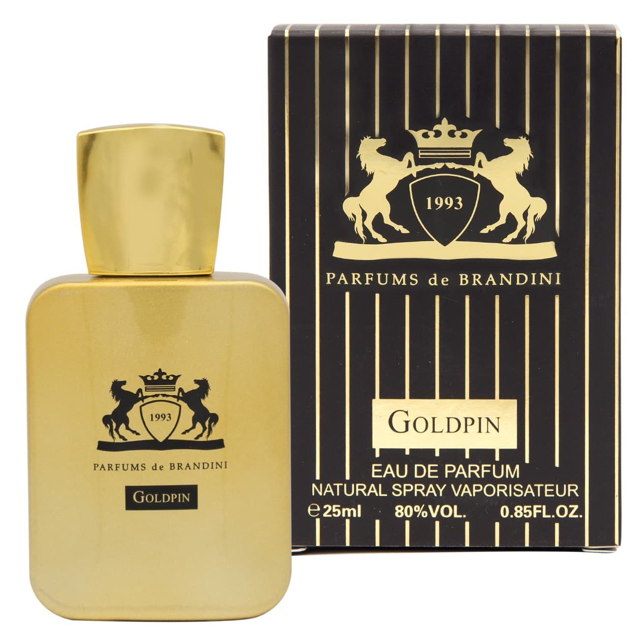 قیمت و خرید عطر جیبی مردانه برندینی مدل Goldpin حجم 25 میلی لیتر ⚡ اصل