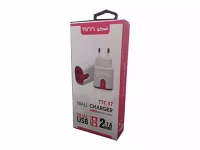 سر شارژر موبایل با کابل تسکو TTC 37