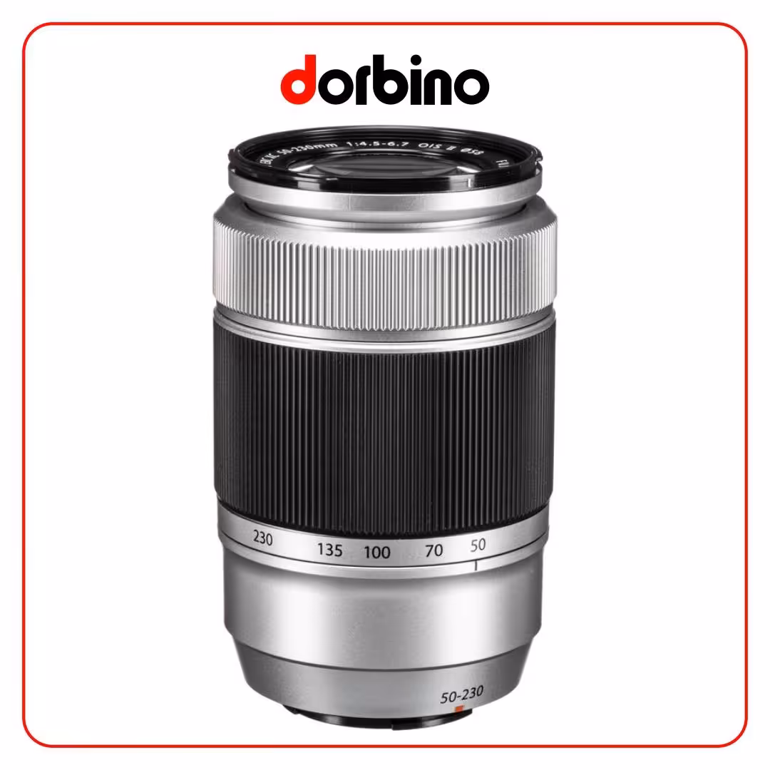 لنز فوجی فیلم FUJIFILM XC 50-230mm f/4.5-6.7 OIS II Lens (Silver) - فروشگاه دوربین دوربینو
