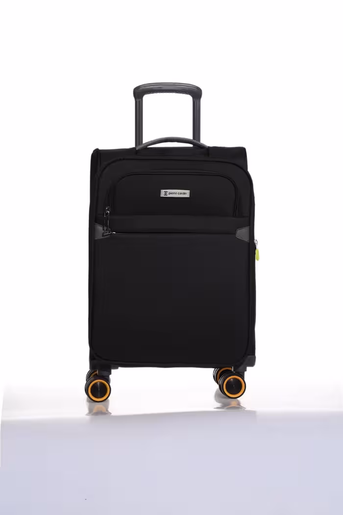 چمدان و ساک مشکی مردانه زنانه سیاه پسر کابین Ultra Light یونیسکس PC6000 03 Pierre Cardin