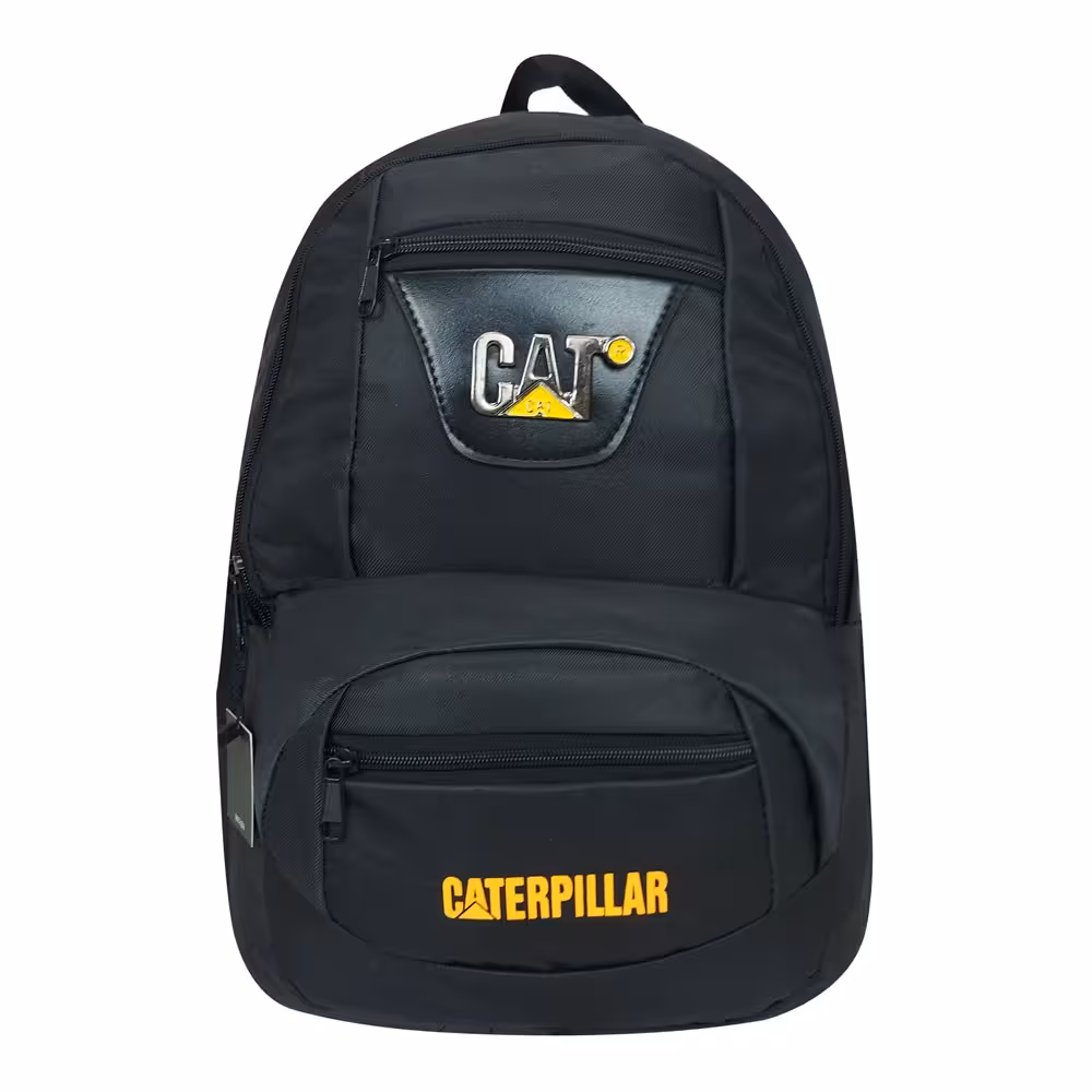 کوله پشتی مدرسه دانشجویی لپ تاپ کت کاترپیلار مردانه پسرانه برزنتی مشکی کیف 1982