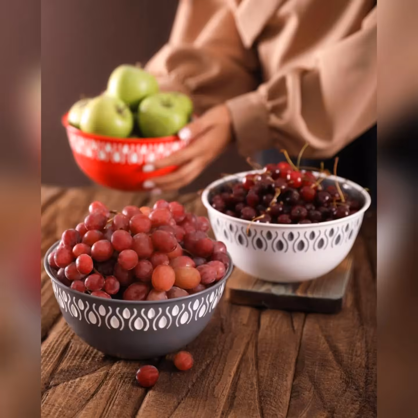 کاسه پلاستیکی دو جداره 2.5 لیتری