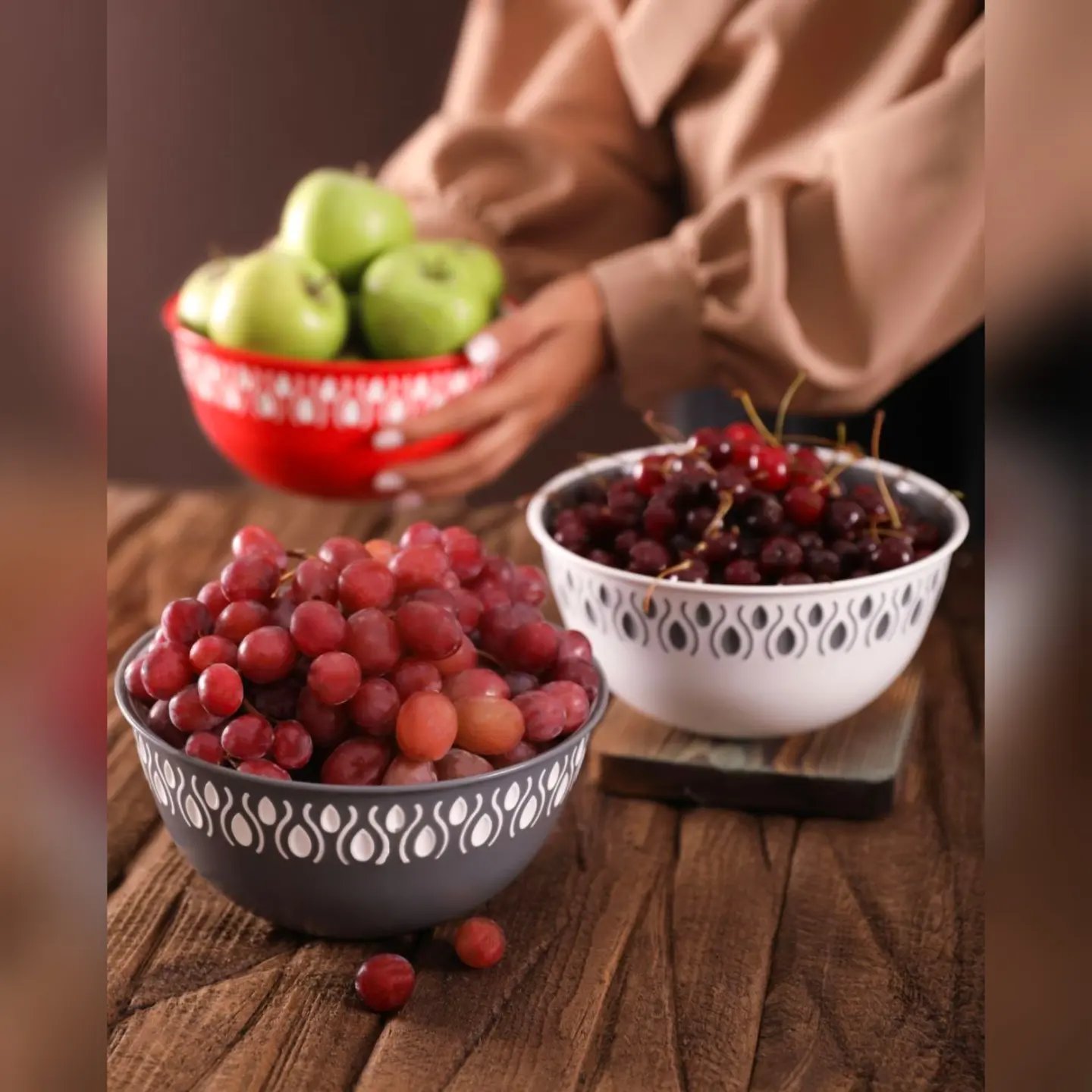 کاسه پلاستیکی دو جداره 2.5 لیتری