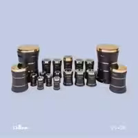 سرویس 18 پارچه یونیک مدل کمر باریک مشکی استیل درب طلا کد4595