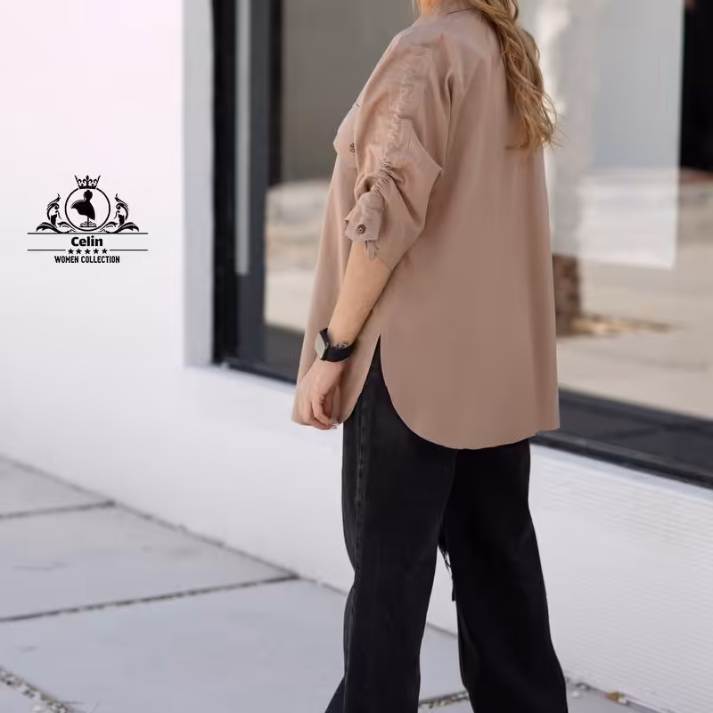 شومیز  آستین بندی 