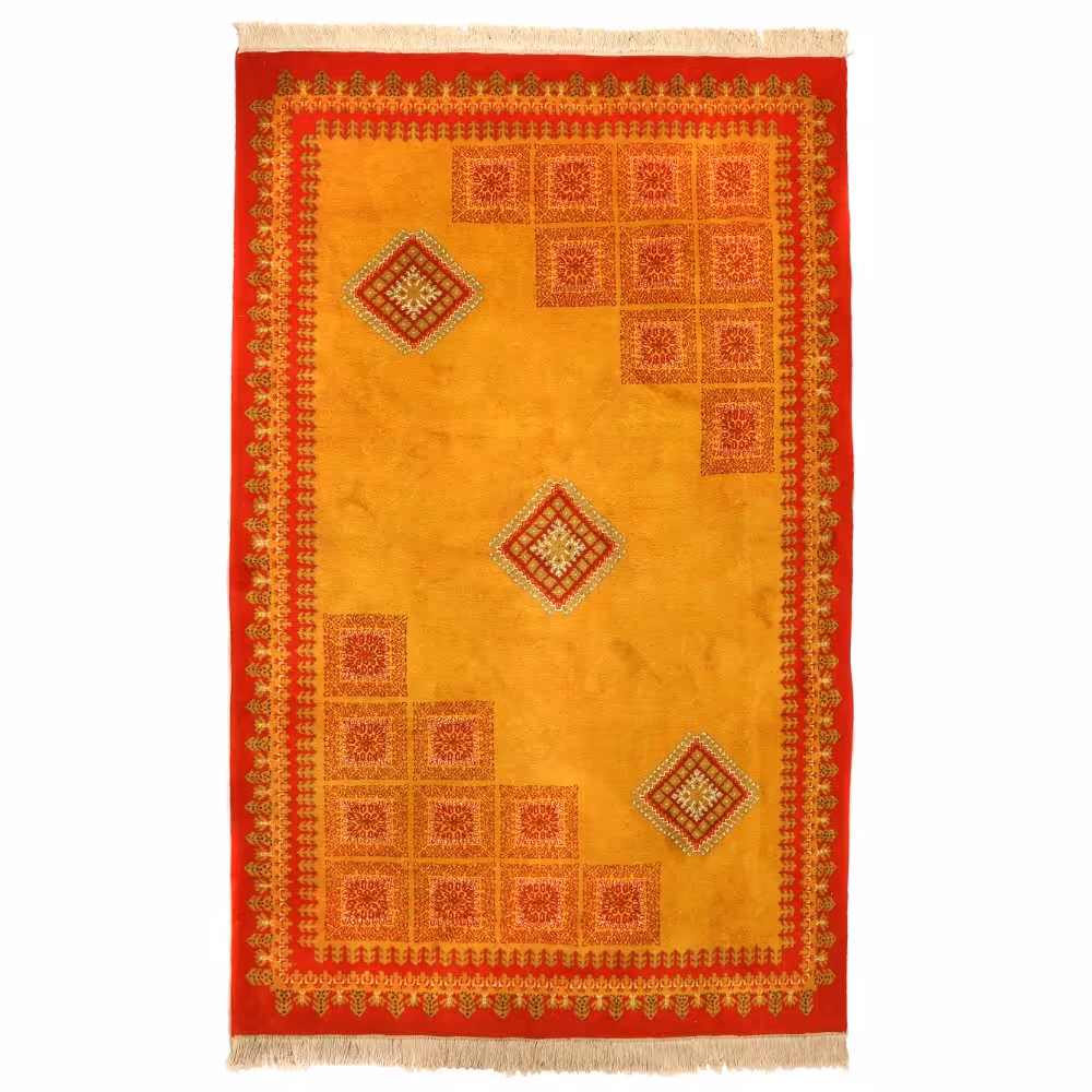 فرش دستبافت طرح یلمه کد 4103207