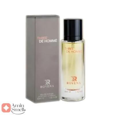 ادکلن تری د هوم روونا 30 میل | ROVENA THREE DE HOMME