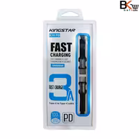 کابل فست شارژ Type-C کینگ استار مدل k39 PD جنس کنفی
