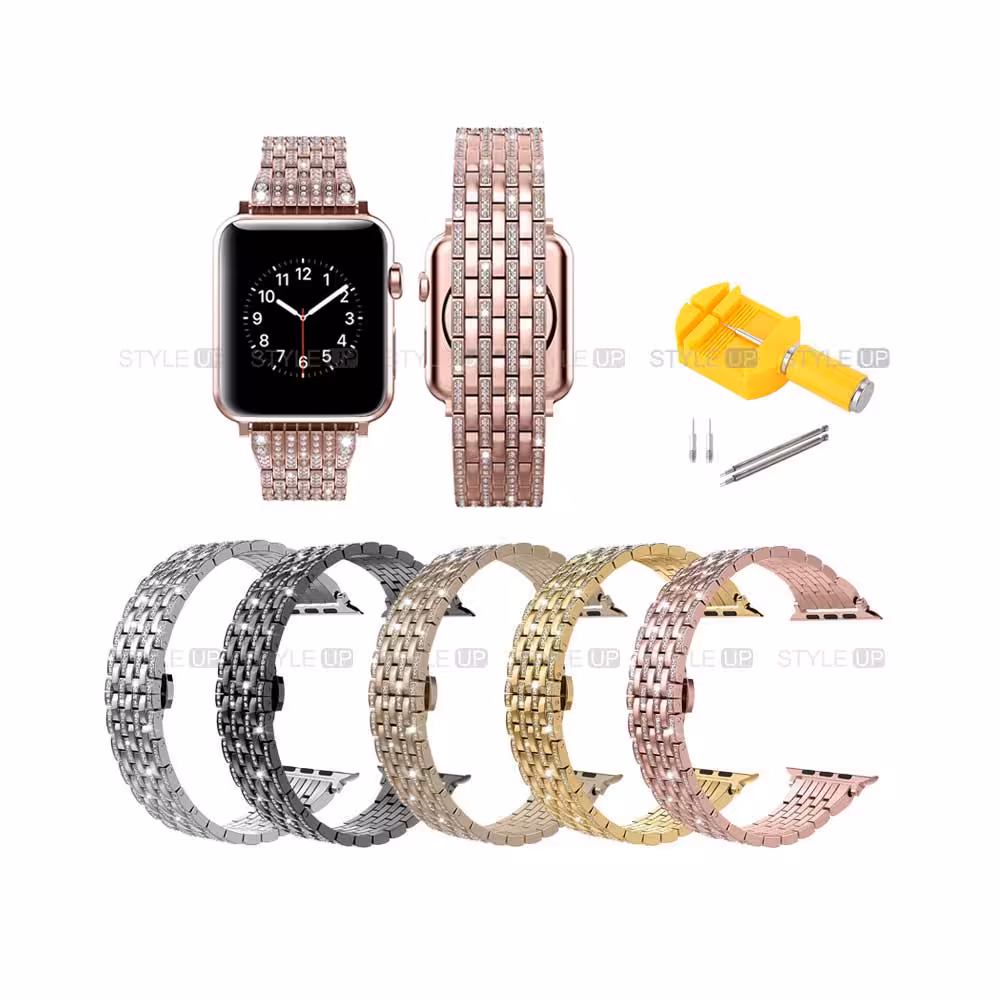 بند استیل ساعت اپل واچ Apple Watch 38/40mm مدل Wearlizer