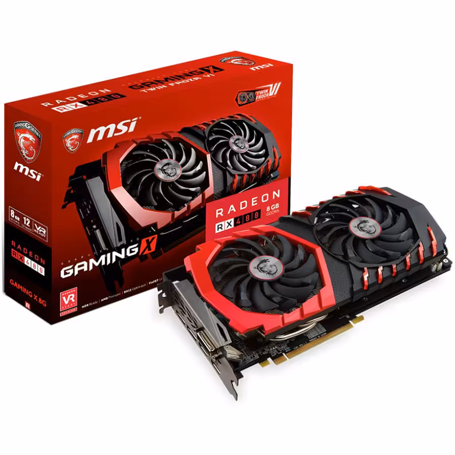 کارت گرافیک ام اس آی مدل آر ایکس 480 گیمینگ ایکس با ظرفیت 8 گیگابایت