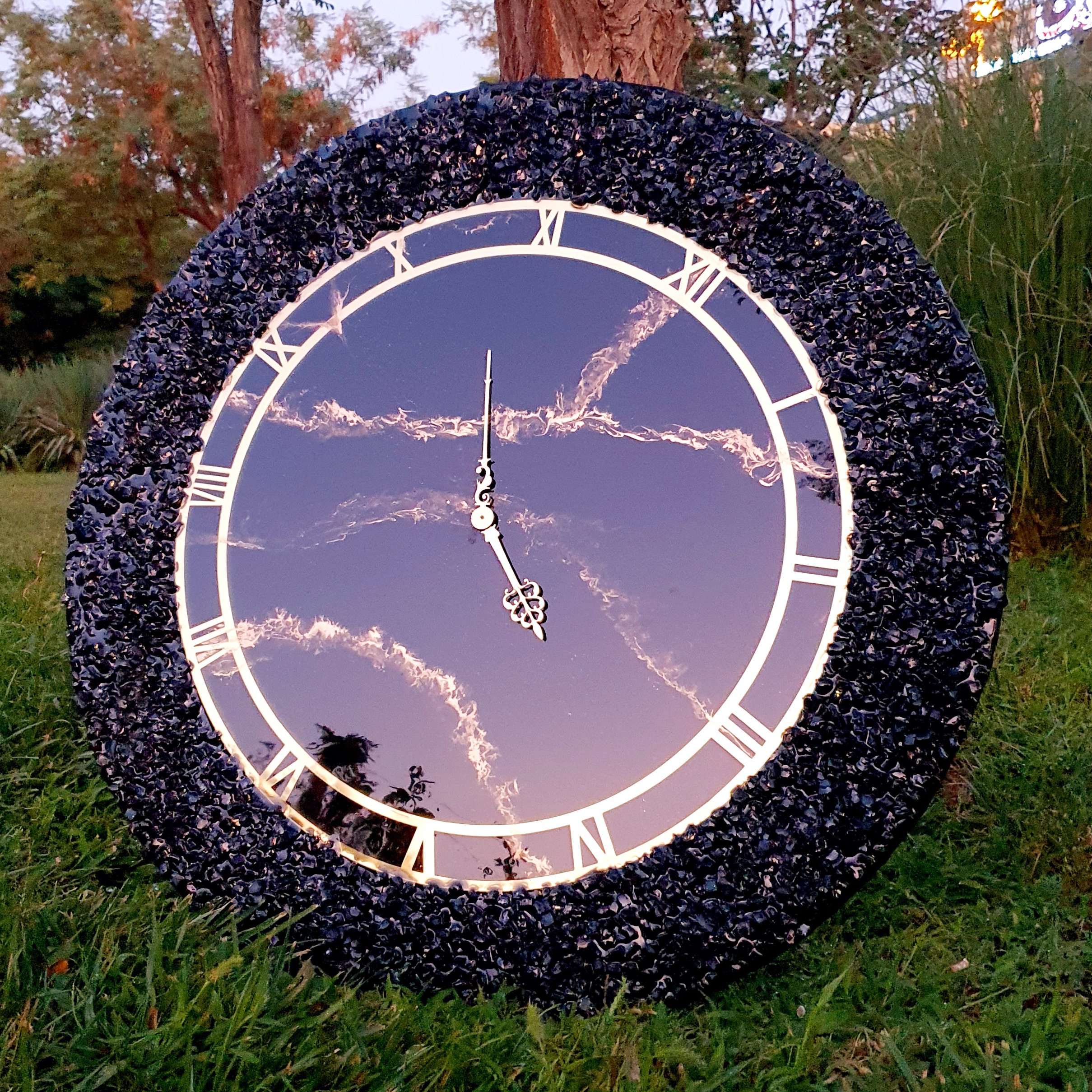 ساعت دیواری رزینی 