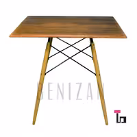 میز پایه چوبی و رویه mdf باروکش پلاستیک( وکیوم شده و 16 میل)80 در0 8 ( پس کرایه)